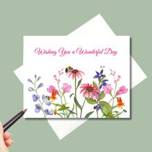 Load image into Gallery viewer, Greeting Card, 5 x7 Personalized native flowers with envelopes, FREE SHIPPING
