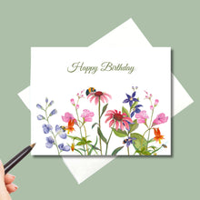 Load image into Gallery viewer, Greeting Card, 5 x7 Personalized native flowers with envelopes, FREE SHIPPING