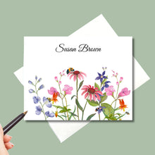 Load image into Gallery viewer, Greeting Card, 5 x7 Personalized native flowers with envelopes, FREE SHIPPING