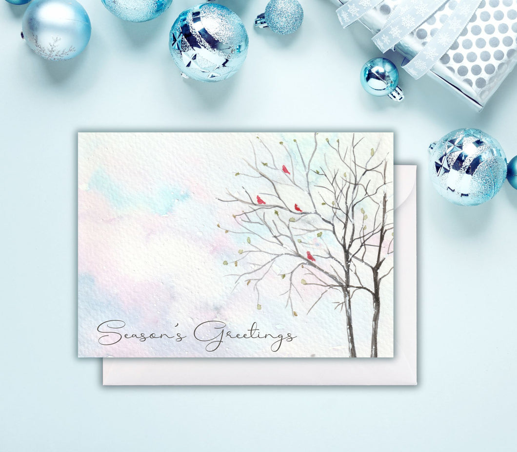 Christmas Cards, Personalized Cards, 4.25