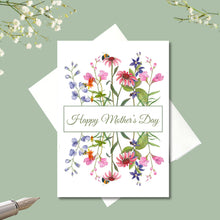 Load image into Gallery viewer, Mother's Day Card, Native Flower Bouque5 x7 Personalized native flowers with envelopes, FREE SHIPPING
