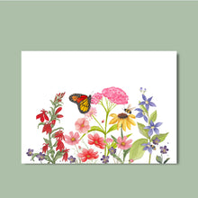Load image into Gallery viewer, Note Cards, Native Summer Flower Bouquet, 4.25&quot; x 5.5&quot; with envelopes.
