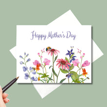 Load image into Gallery viewer, Mother's Day Card, Native Flower Bouque5 x7 Personalized native flowers with envelopes, FREE SHIPPING