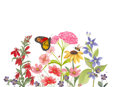 Load image into Gallery viewer, Note Cards, Native Summer Flower Bouquet, 4.25" x 5.5" with envelopes.