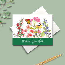 Load image into Gallery viewer, Assortment Note Cards, Native Summer Flower Bouquet Band,  Personalized  4.25&quot; x 5.5&quot; with envelopes.
