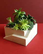Load image into Gallery viewer, Architectural Concrete Planters Set of 2