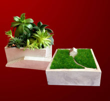 Load image into Gallery viewer, Handmade Concrete Architectural Square Planter