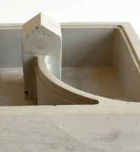 Load image into Gallery viewer, Architectural Concrete Planters Set of 2