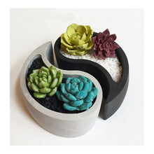 Load image into Gallery viewer, Yin Yang Concrete Planter, Concrete Planter