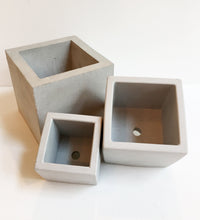 Load image into Gallery viewer, Square Concrete Planter 3 Inch (7.5 cm)