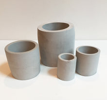 Load image into Gallery viewer, Cylinder Concrete Planter Assortment