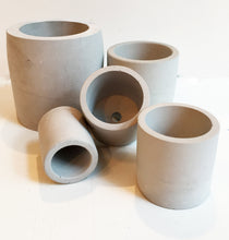 Load image into Gallery viewer, Cylinder Concrete Planter Assortment