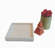 Load image into Gallery viewer, Square Concrete Tray 4 inch