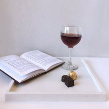 Load image into Gallery viewer, Square Concrete Serving Tray Large