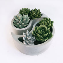 Load image into Gallery viewer, Yin Yang Concrete Planter, Concrete Planter