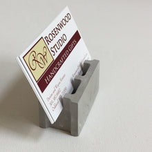 Load image into Gallery viewer, Cinder Block Concrete Business Card Holder