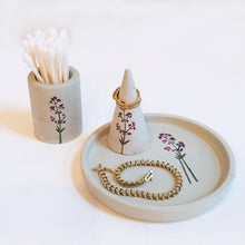 Load image into Gallery viewer, Floral Design Concrete Vanity Set