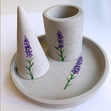 Load image into Gallery viewer, Floral Design Concrete Vanity Set