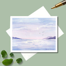 Load image into Gallery viewer, Note Cards, Calm Ocean with Personalized Option