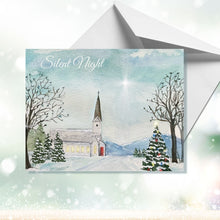 Load image into Gallery viewer, Christmas Cards, Personalized Cards, 4.25" x 5.5" with envelopes.