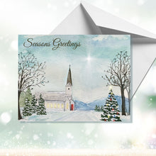 Load image into Gallery viewer, Christmas Cards, Personalized Cards, 4.25" x 5.5" with envelopes.