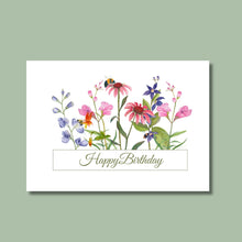 Load image into Gallery viewer, Greeting Card, 7x5 Personalized native flowers with envelopes, FREE SHIPPING