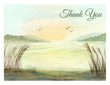 Load image into Gallery viewer, Note Cards, Mountain Lake with Personalized Option