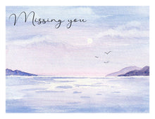 Load image into Gallery viewer, Note Cards, Calm Ocean with Personalized Option