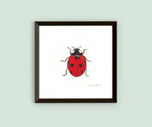 Load image into Gallery viewer, Framed Watercolor Pollinators Art
