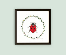 Load image into Gallery viewer, Framed Watercolor Pollinators Art
