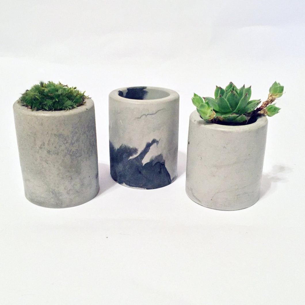 Concrete Planter Set of 3