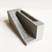 Load image into Gallery viewer, Concrete Stair Business Card Holder
