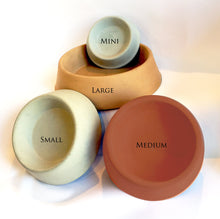Load image into Gallery viewer, Medium Concrete Dog Bowl, Pet Bowls
