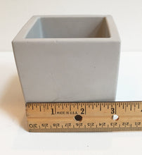 Load image into Gallery viewer, Square Concrete Planter 3 Inch (7.5 cm)
