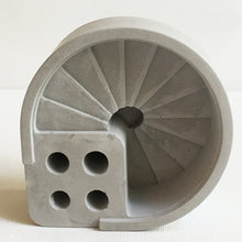 Load image into Gallery viewer, Concrete Spiral Stair Pencil Holder
