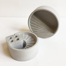 Load image into Gallery viewer, Concrete Spiral Stair Pencil Holder
