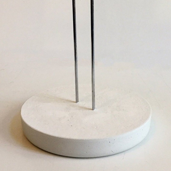 Paper Towel Holder with Concrete Base