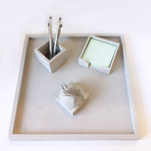 Load image into Gallery viewer, Square Concrete Serving Tray Large
