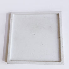 Load image into Gallery viewer, Square Concrete Serving Tray 5.75&quot;
